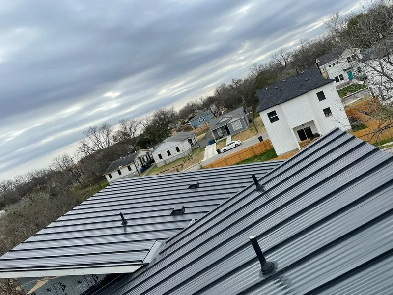 Standing seam metal roof panels with vents for Skylight Repair in Royal Oak